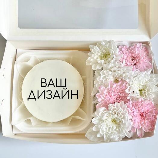 🪷 набор бенто торт с вашим дизайном на день рождения / 8 марта / день мамы / 14 февраля