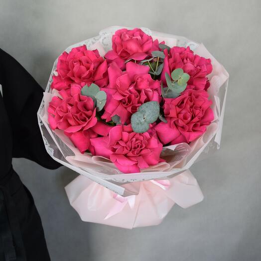 Француз раушан гүл шоғы