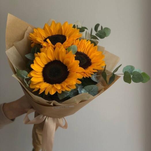 Букет из подсолнухов 🌻