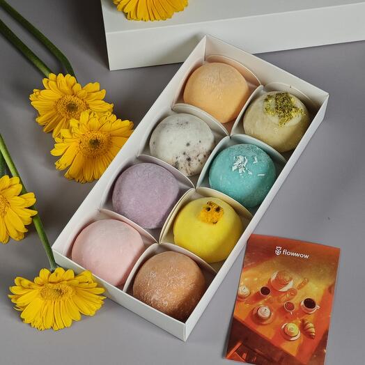Моті mochi асорті. Трендовий японський десерт, 8 шт (мамі, подрузі, колезі, сестрі)