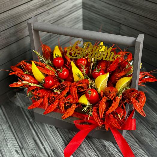 Мужской ящик с раками