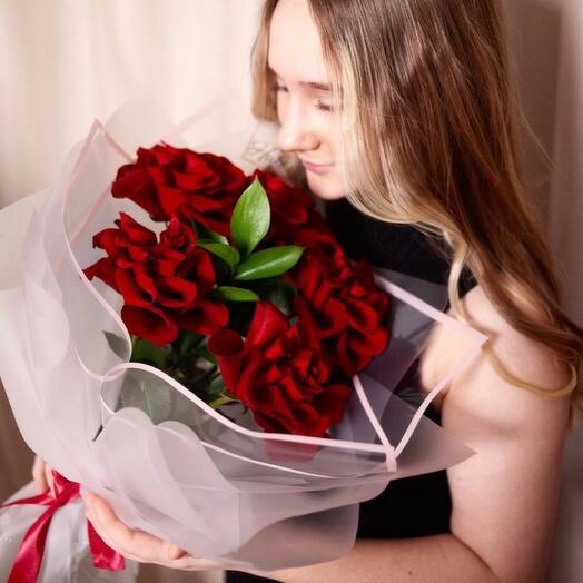 Букет «Роза» из ажурных роз