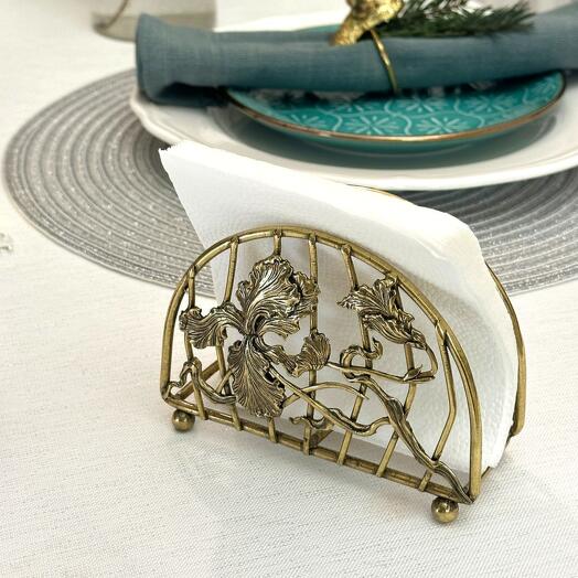 Подарочная салфетница "Ирис" в транспортной коробке