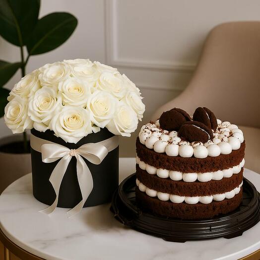Букетик Роз и Торт