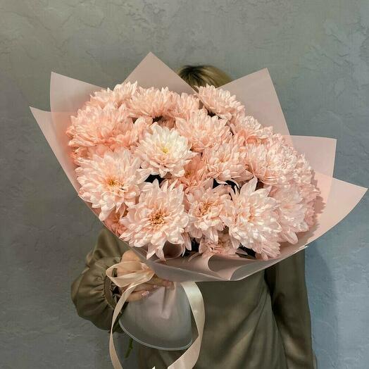 Букет нежных хризантем 🌼