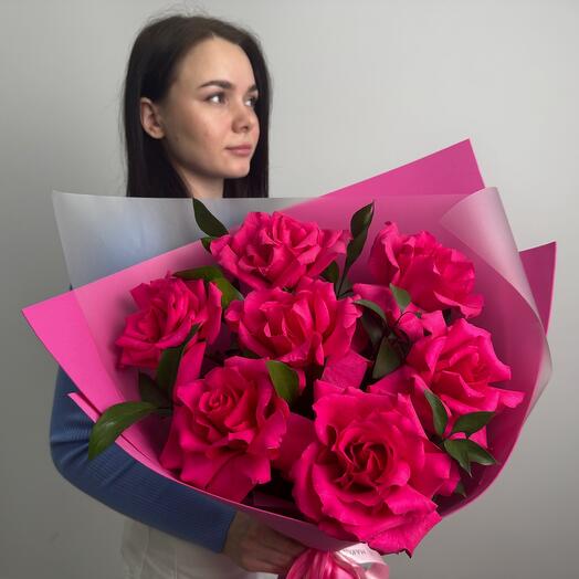 Wow букет 😍Малиновые французские розы