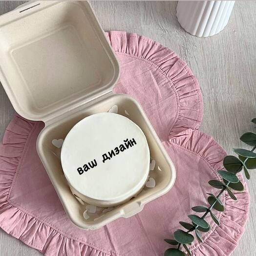 Bento cake with your design WITHOUT PRINTING