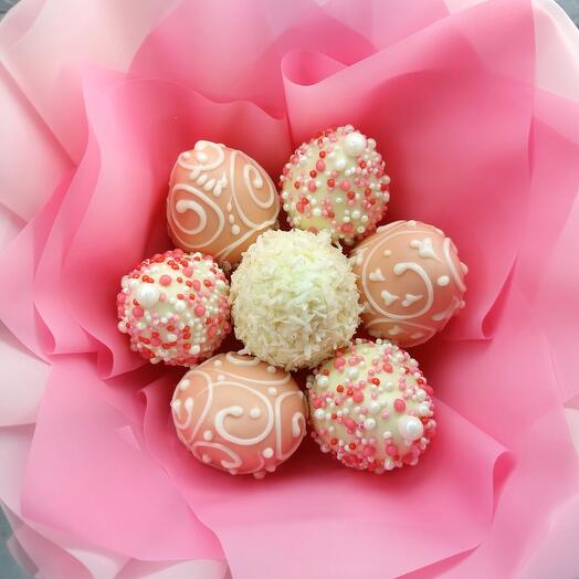 Букет 7 клубник в шоколаде арт. 3971