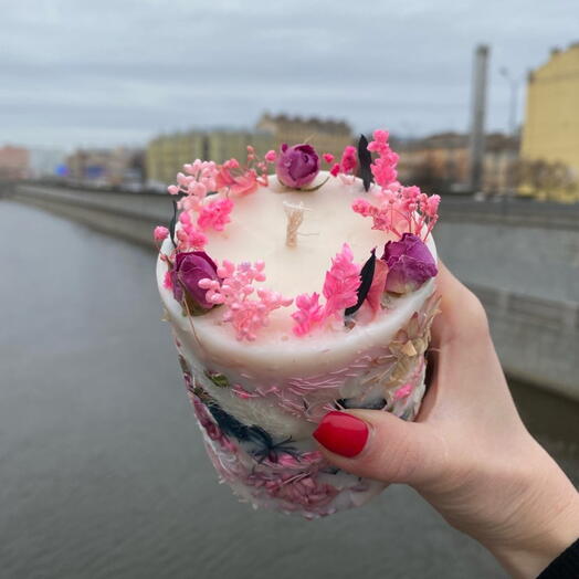 Подарочный сертификат «Мастер-класс Ботанические свечи» (2 часа, 1 человек)