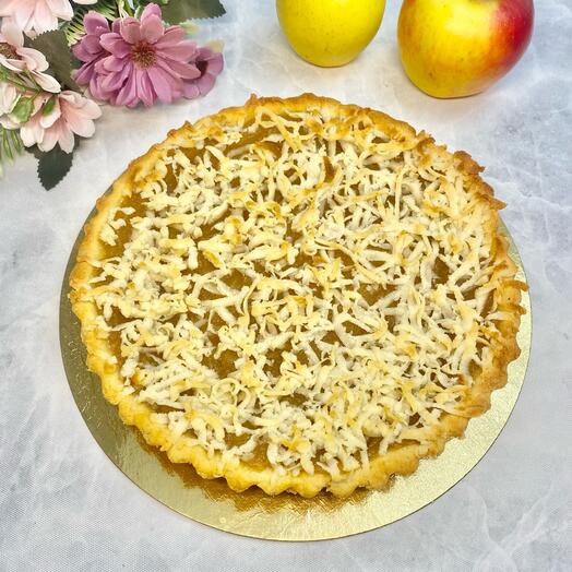 Тарт яблочный (vegan) для семьи, гостей, чаепития, вечеринки, в подарок