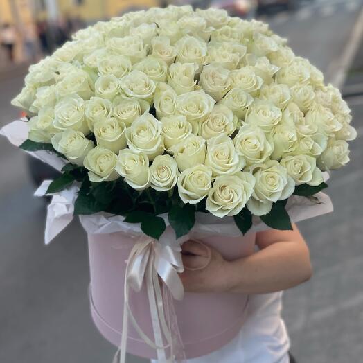 101 белая Роза