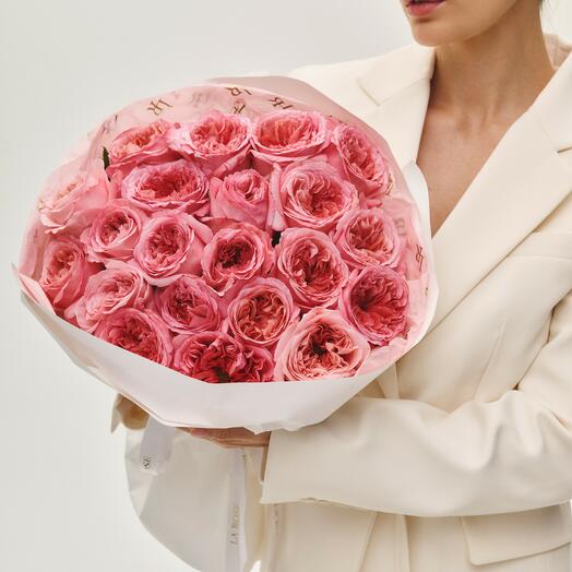 Монобукет из роз Pink Expression (S)
