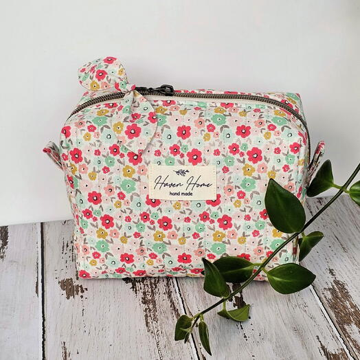 Косметичка ручной работы из премиум хлопка для Девушки