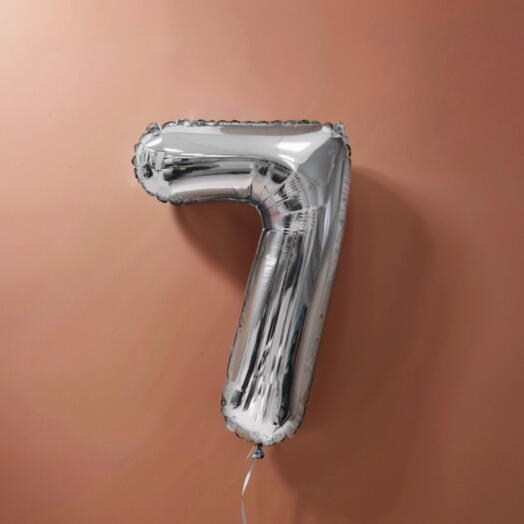 Цифра «7», серебро
