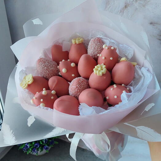 Букет розовая классика