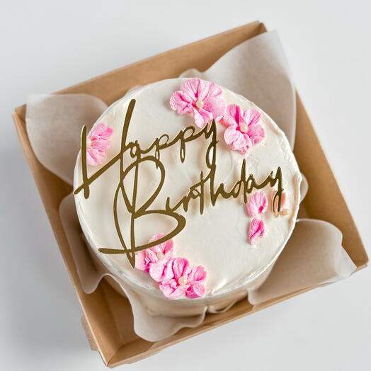 Пп Бенто торт Happy birthday без сахара и без глютена