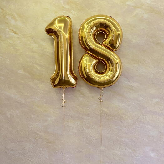 Золотые цифры 18