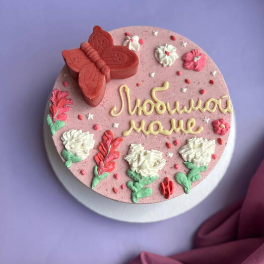 Торт из мороженого для любимой мамы