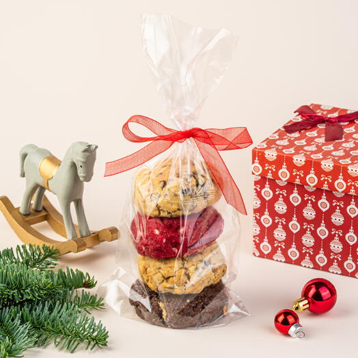 Американское печенье/ крамбл кукис, печенье с начинками набор (2 разных вкуса)