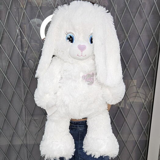 Зайка 🐇 плюшевый Белый