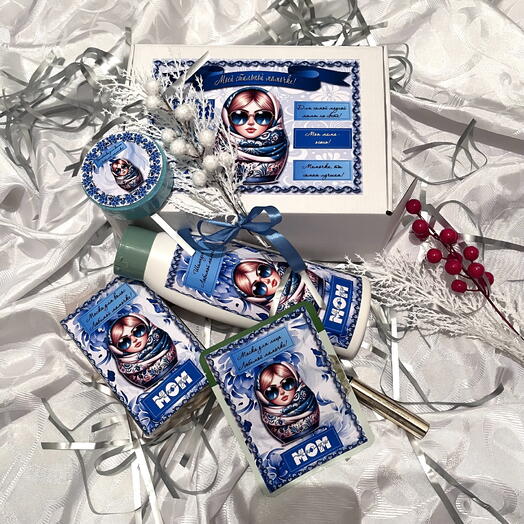 Подарок маме Бокс Матрешка