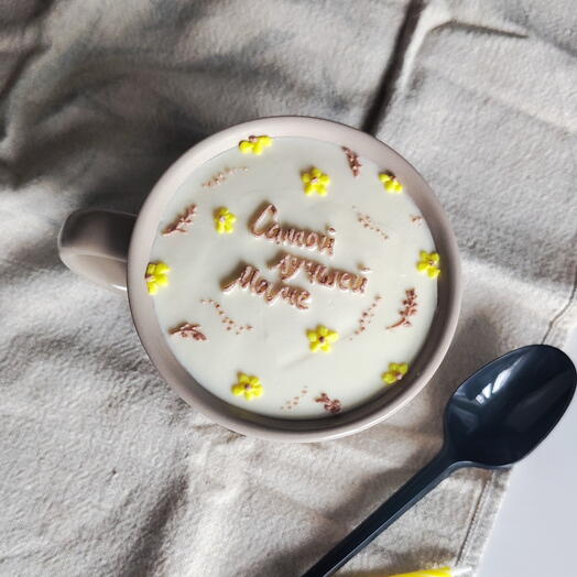 Торт в кружке, стакане, cake to go, для мамы