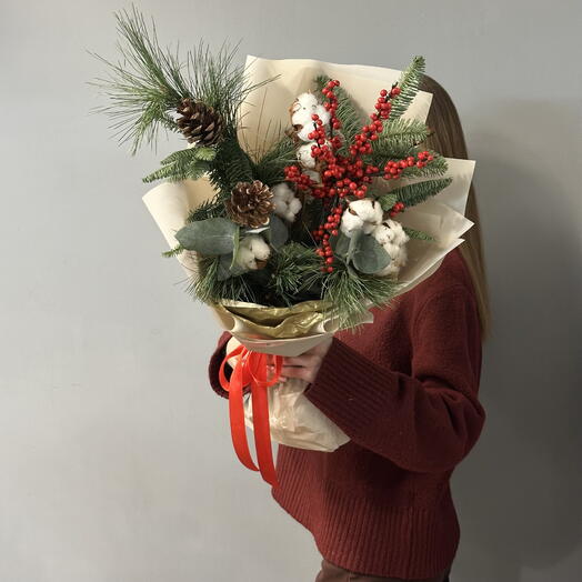 Букет «Морозная клюква»