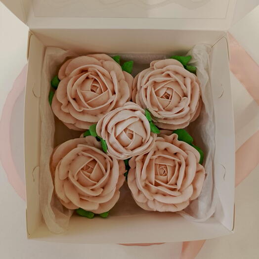 Коробочка зефирных роз🌹