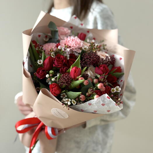 Букет «Февральская Любовь»
