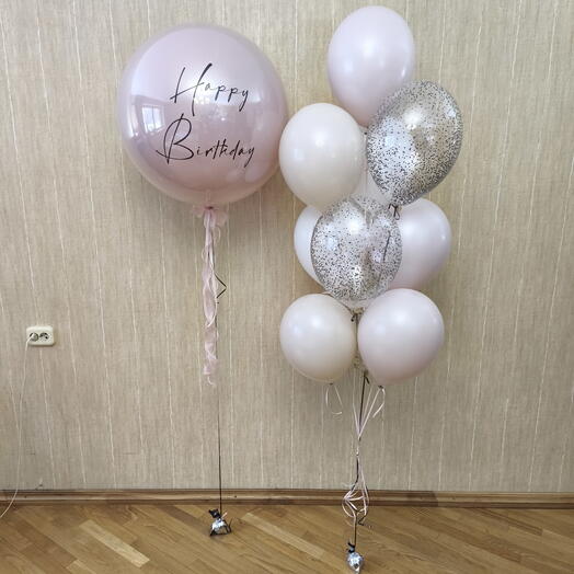Набор из 11 шаров для девочки, девушки
