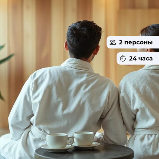 Роскошь для двоих.  Отдых в отеле с посещением банного комплекса