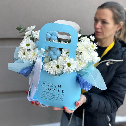 Композиция «Нежность в голубом» 💙