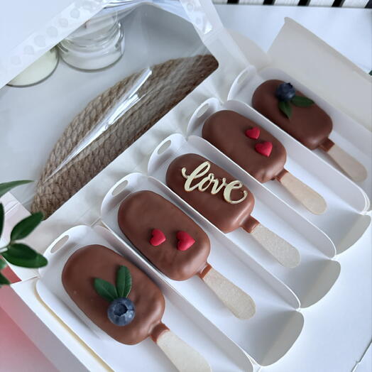 Эскимо в шоколаде LOVE