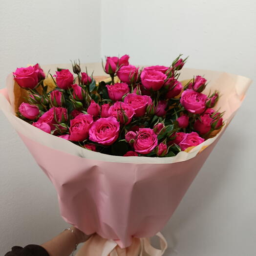 Нежный букет "бочонок"