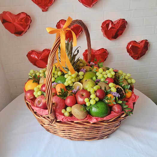 Подарочная фруктовая корзина😍Фруктовый набор 🍓 Фруктовый букет Начальнику/коллегам/партнёрам Дофаминовый букет На выпускной