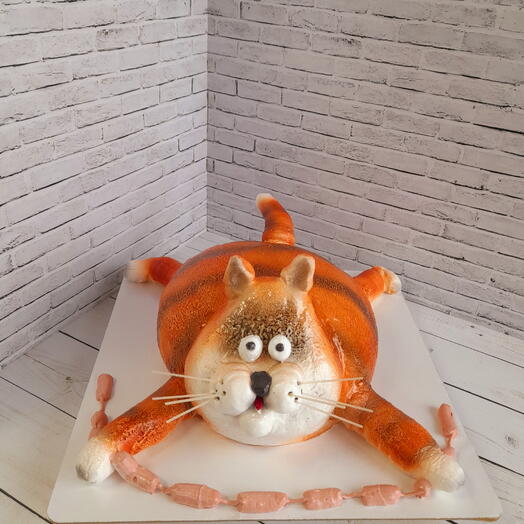 Торт рыжий кот