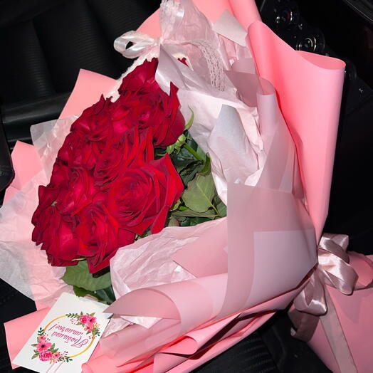 Букет красных роз ️🌹