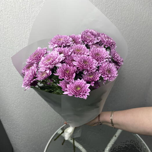 Кустовая хризантема фиолетовая💕