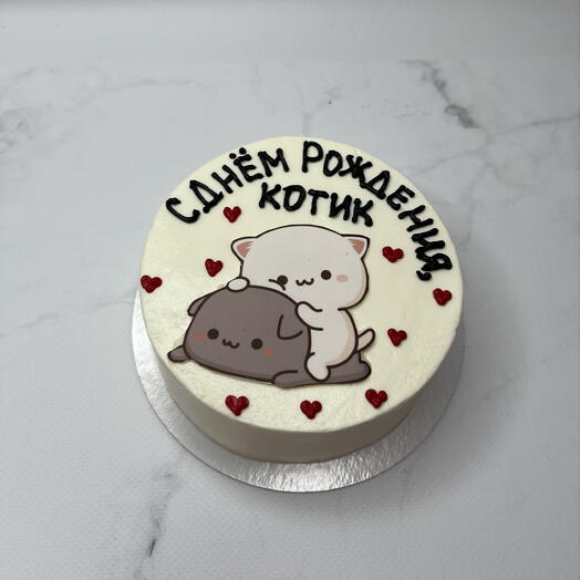 Бенто-торт с котиками
