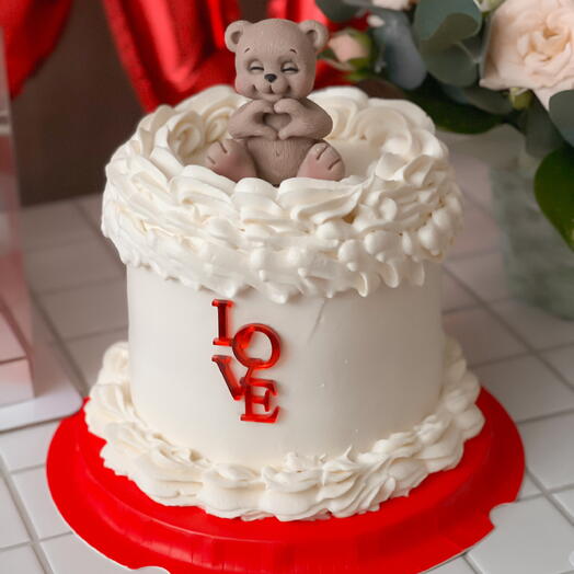 Бенто торт с мишкой