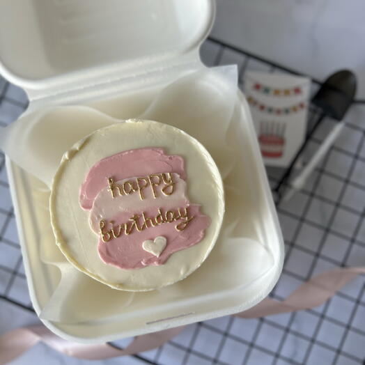 Бенто торт «happy birthday