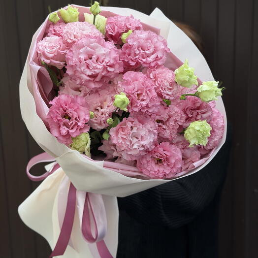 «Розовый пломбир» пионовидные эустомы 💝