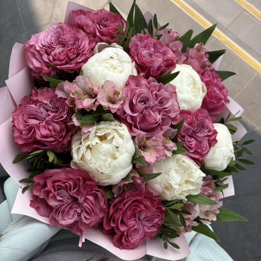 Пионы и пионовидные розы 💗