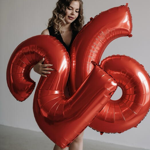 Шары-цифры «26»
