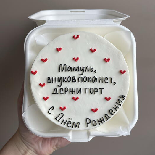 Бенто-торт для мамы на день рождения