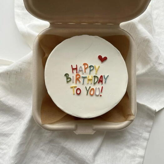 Бенто торт Happy birthday to you