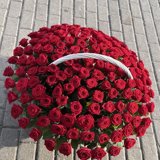 151 Роза в корзине