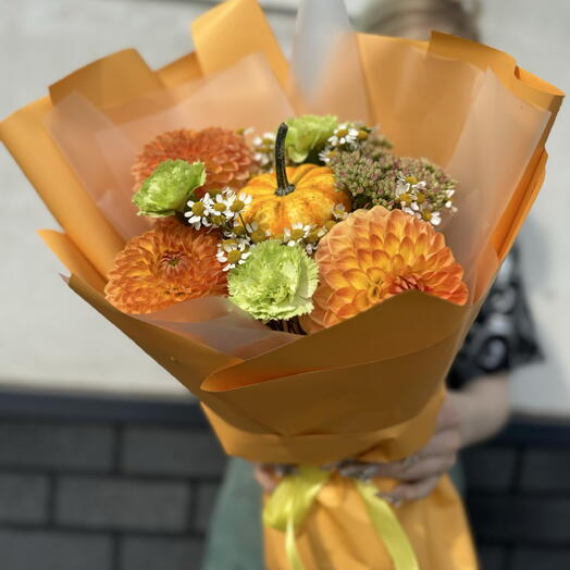 Букет с тыквой 🧡