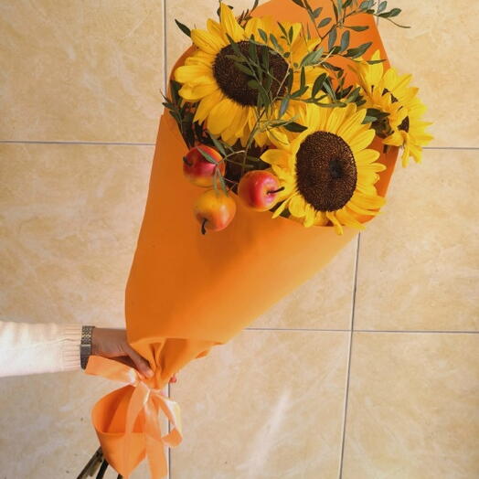 Букет из подсолнухов 2😍🌻
