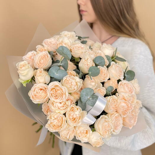 Ажурные кустовые розы 15